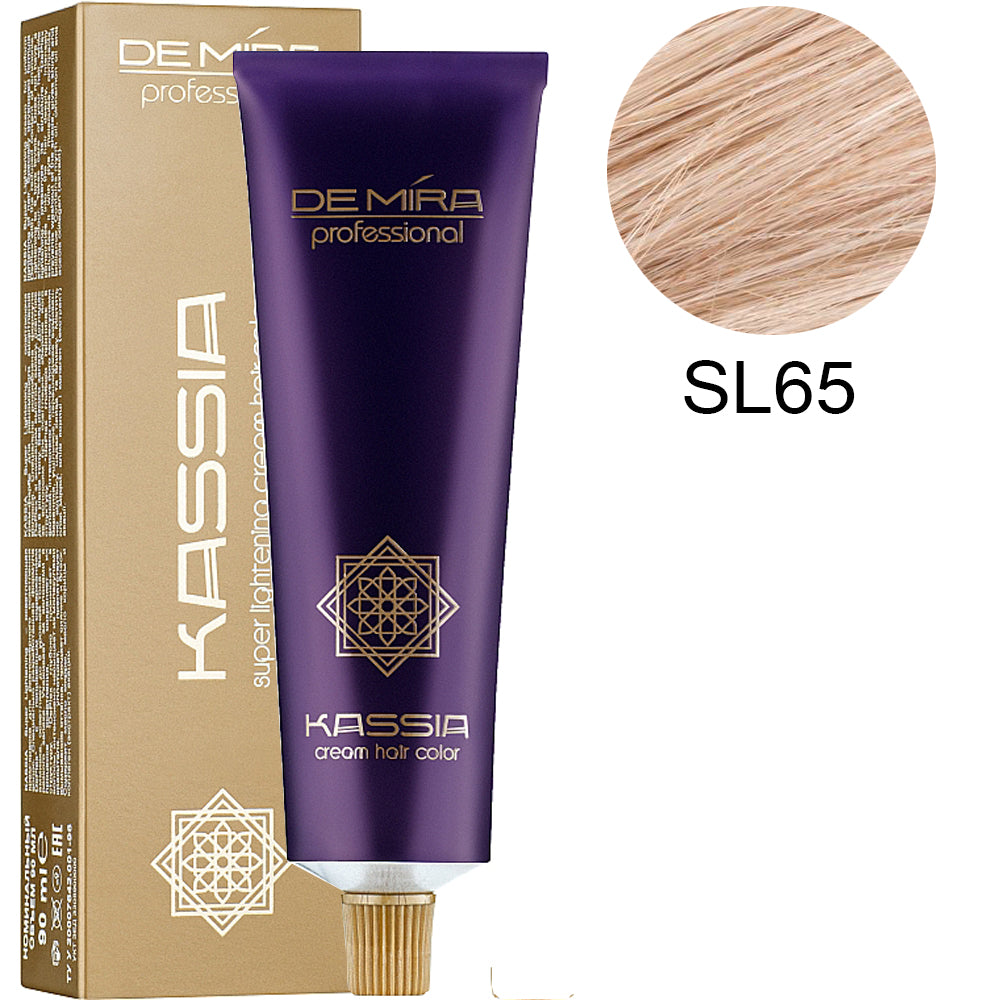 Професійна стійка крем-фарба 90мл - DeMira Professional Kassia Super Lightening Cream Hair Color 90ml