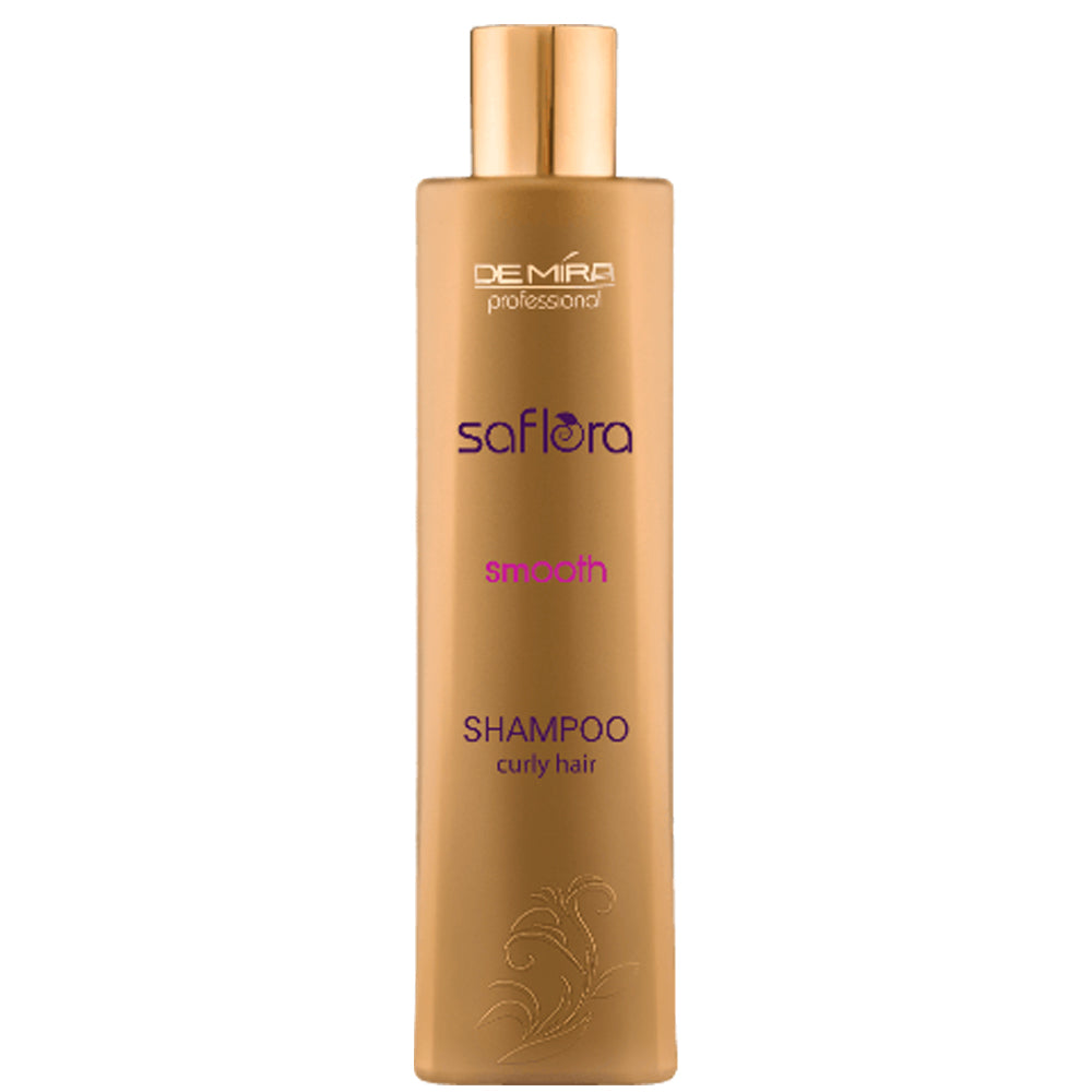 Шампунь для випрямлення хвилястого волосся - DeMira Professional Saflora Smooth Shampoo