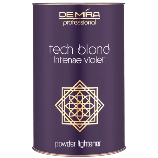 Освітлювальна пудра фіолетова - DeMira Professional Tech Blond Powder Lightener