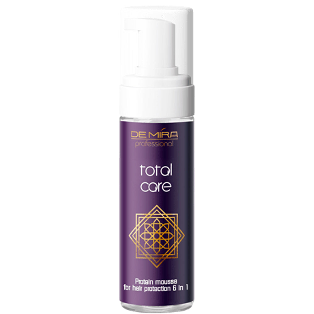 Протеїновий мус-протектор для захисту волосся 6 в 1 - DeMira Professional Total Care Protein Mousse