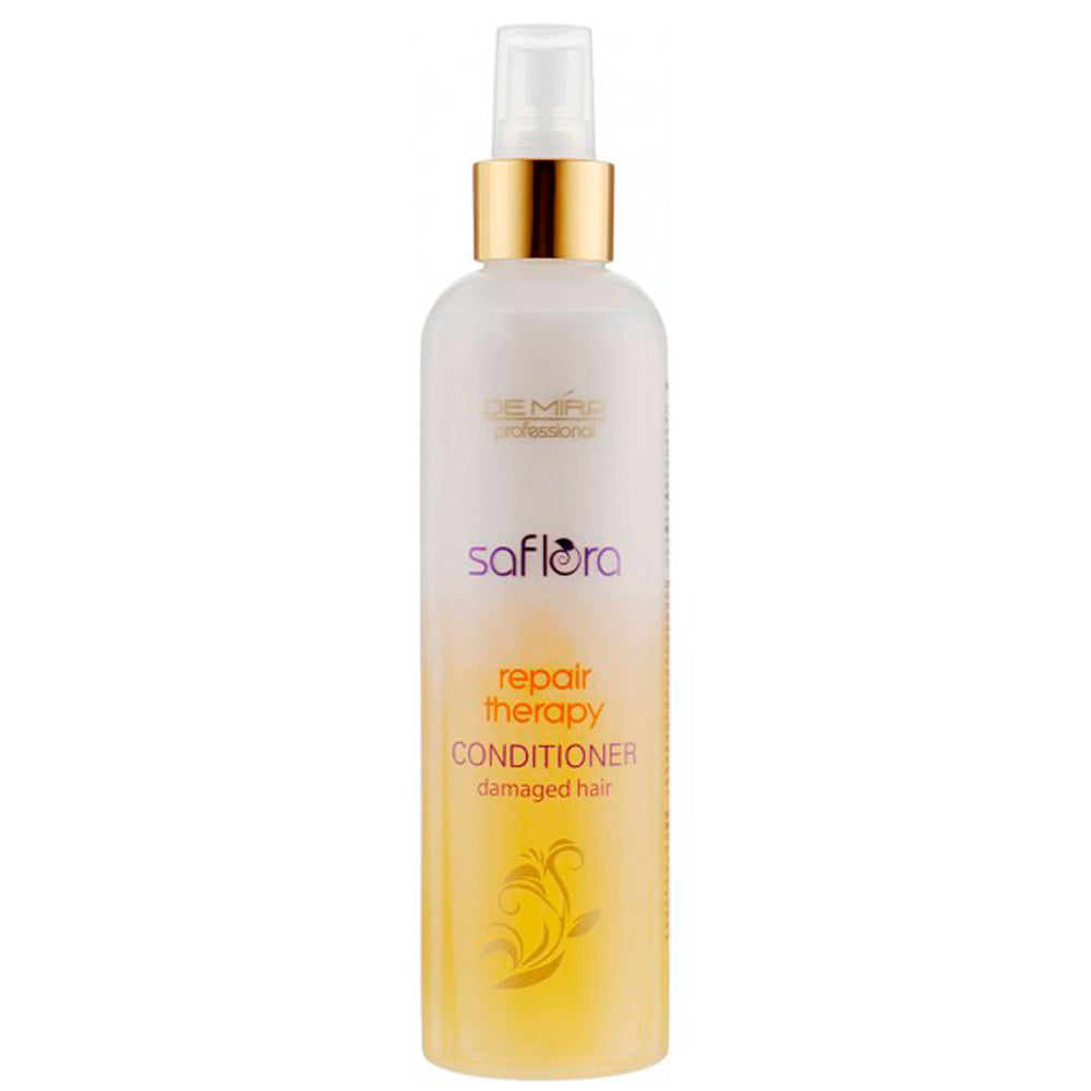 Двофазний спрей-кондиціонер для пошкодженого волосся - Demira Professional Saflora Repair Therapy Conditioner