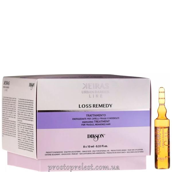 Dikson Keiras Loss Remedy - Лосьон в ампулах против выпадения, для стимулирования роста волос