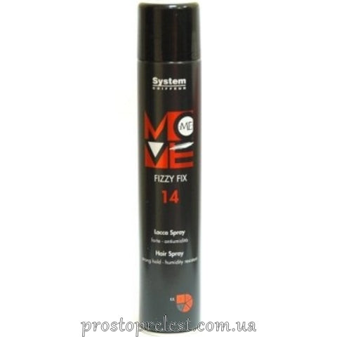 Dikson Move Me 14 Fizzy Fix - Лак-спрей для волосся сильної фіксації