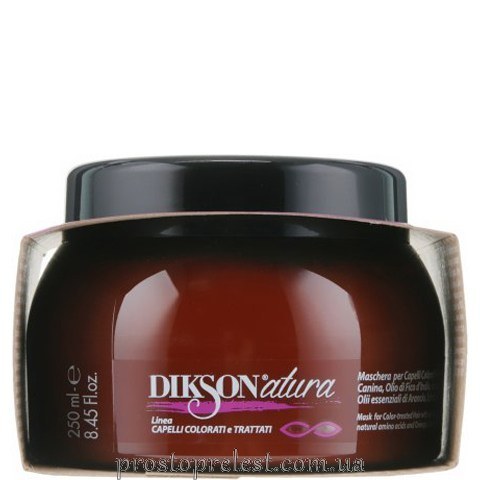 Dikson Natura Maschera Colorati - Маска для фарбованого волосся з екстрактом червоного шипшини