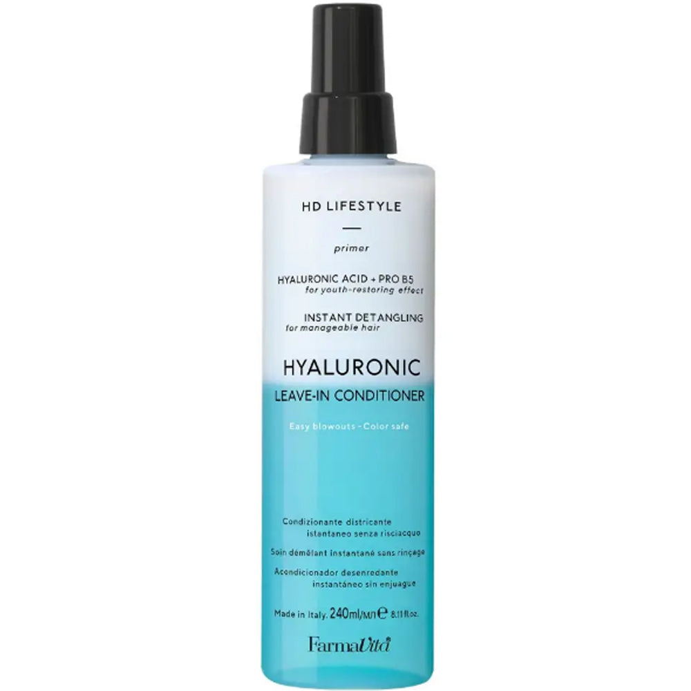 Farmavita HD 2 Phase Leave–in Conditioner - Незмиваючий спрей-кондиціонер для зволоження та випрямлення волосся