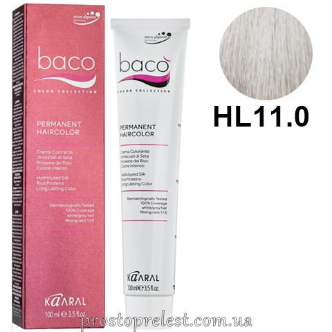 Kaaral Baco Permanent Hair Color - Стійка крем-фарба для волосся 100 мл