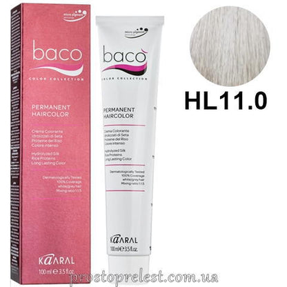 Kaaral Baco Permanent Hair Color - Стійка крем-фарба для волосся 100 мл