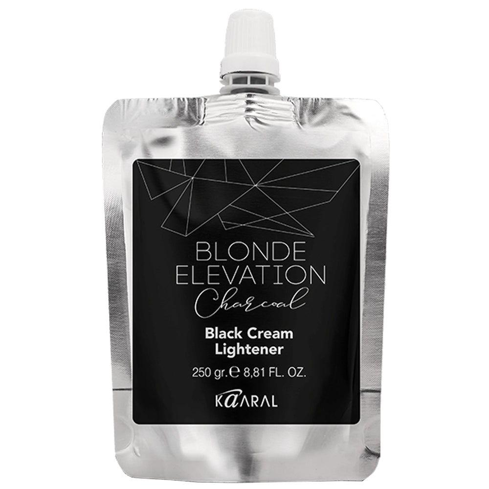 Сливки освiтлюючі для волосся до 9 рiвня - Kaaral Blonde Elevation Charcoal Black Cream Lightener