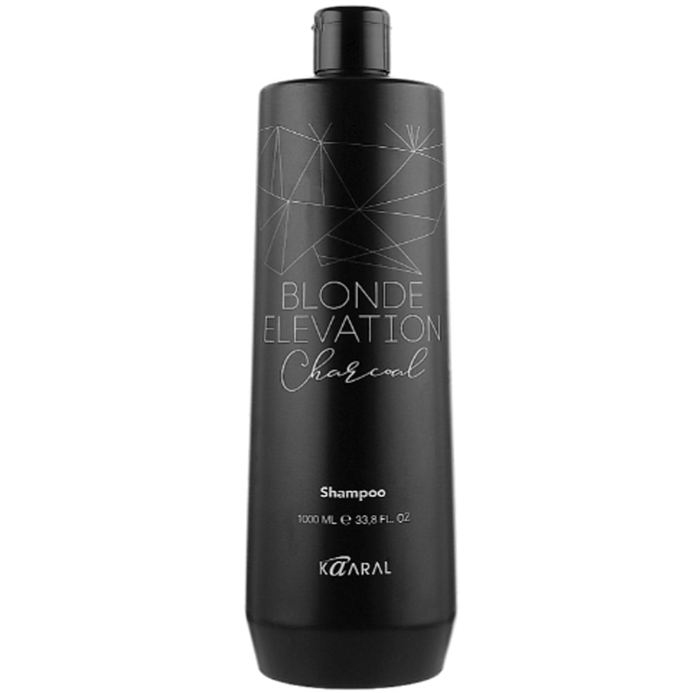Шампунь тонуючий для освітленого волосся - Kaaral Blonde Elevation Charcoal Shampoo
