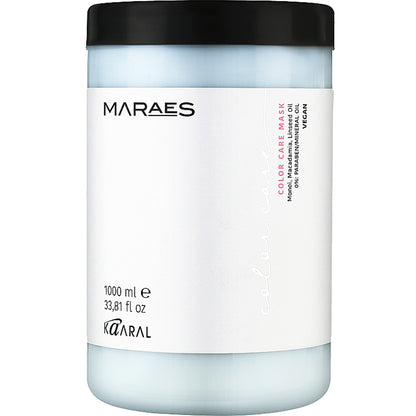 Kaaral Maraes Color Care Mask - Маска для фарбованого волосся з олією макадамії та ллянною олією