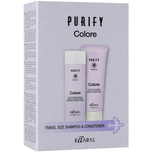 Набір для захисту кольору волосся - Kaaral Purify Color Travel Kit