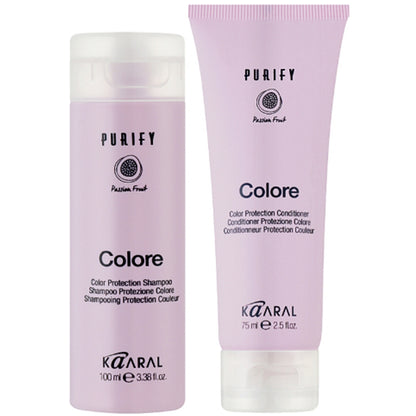 Набір для захисту кольору волосся - Kaaral Purify Color Travel Kit