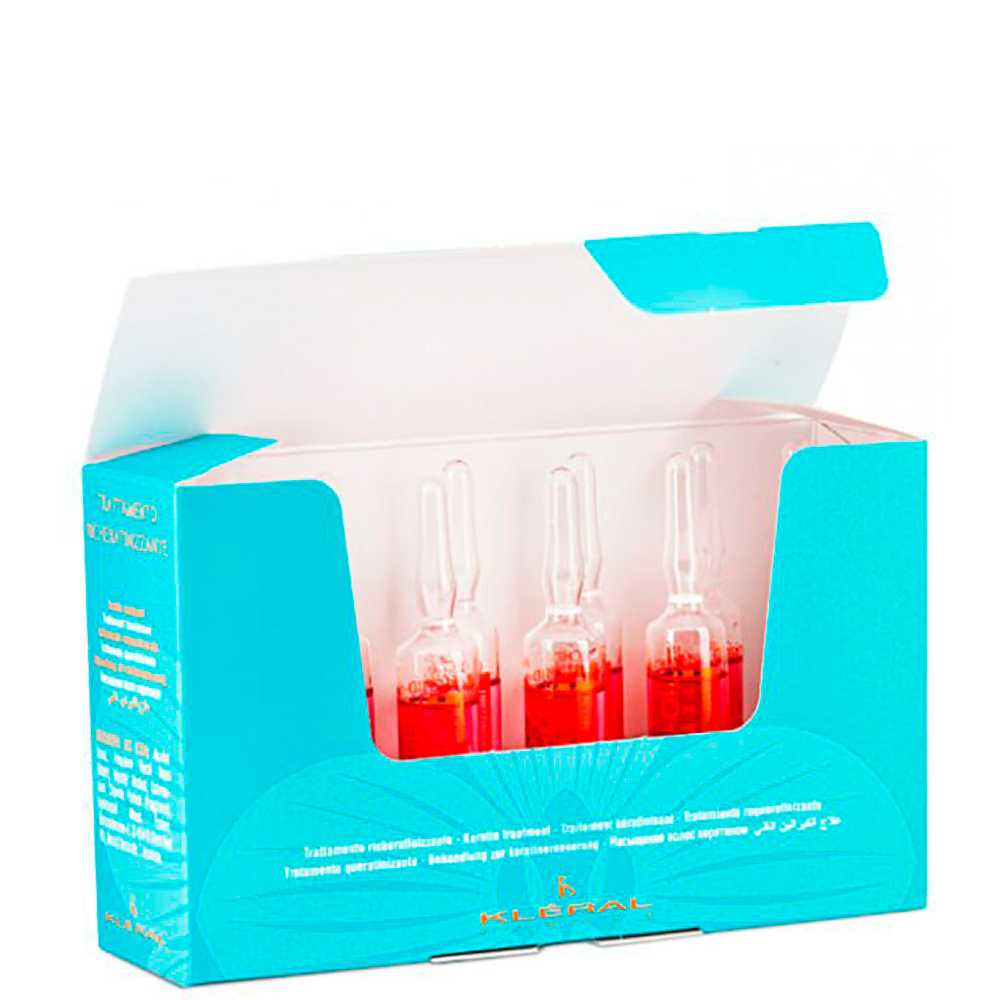 Kleral System Orchid Oil Trattamento Richeratinizzante - Ампулы с маслом орхидеи для укрепления волос