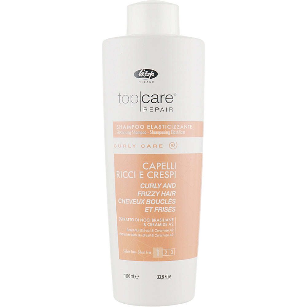 Шампунь для эластичности волос - Lisap Curly Care Elasticising Shampoo