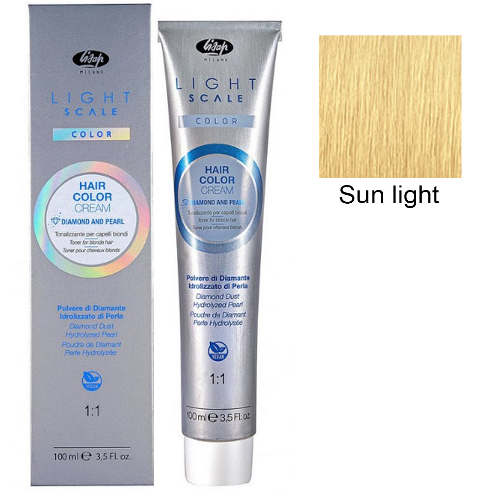 Фарба для тонування блонду 100 мл - Lisap Light Scale Hair Color Cream 100 ml