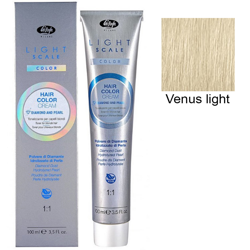 Фарба для тонування блонду 100 мл - Lisap Light Scale Hair Color Cream 100 ml