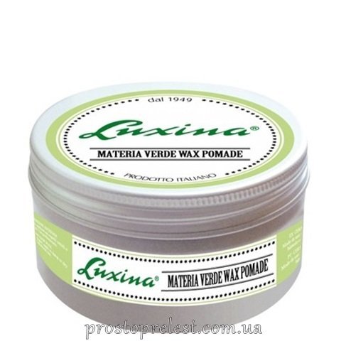 Luxina Materia Verde Wax Pomade - Зелена воскова помада м'якої фіксації