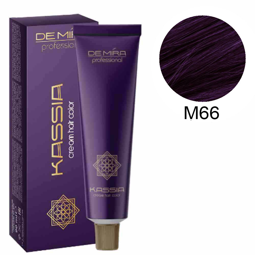Професійна стійка крем-фарба - DeMira Professional Kassia Cream Hair Color 90ml