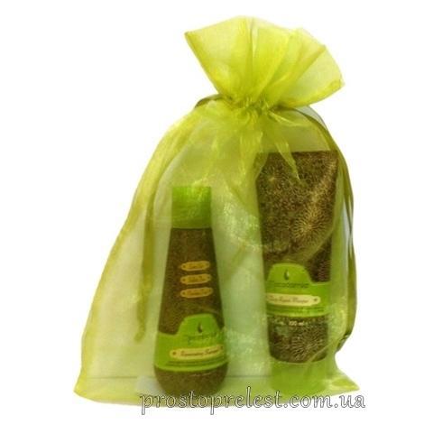 Macadamia Macadamia Natural Oil Travel Size Repair (sh/100ml + mas/100ml) - Набір для подорожей в упаковці з органзи