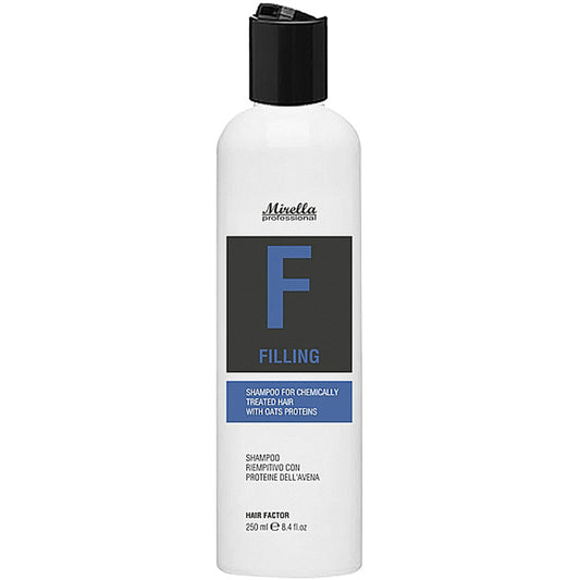 Шампунь для реконструкціі волосся з вiвсом - Mirella Professional F Filling Shampoo