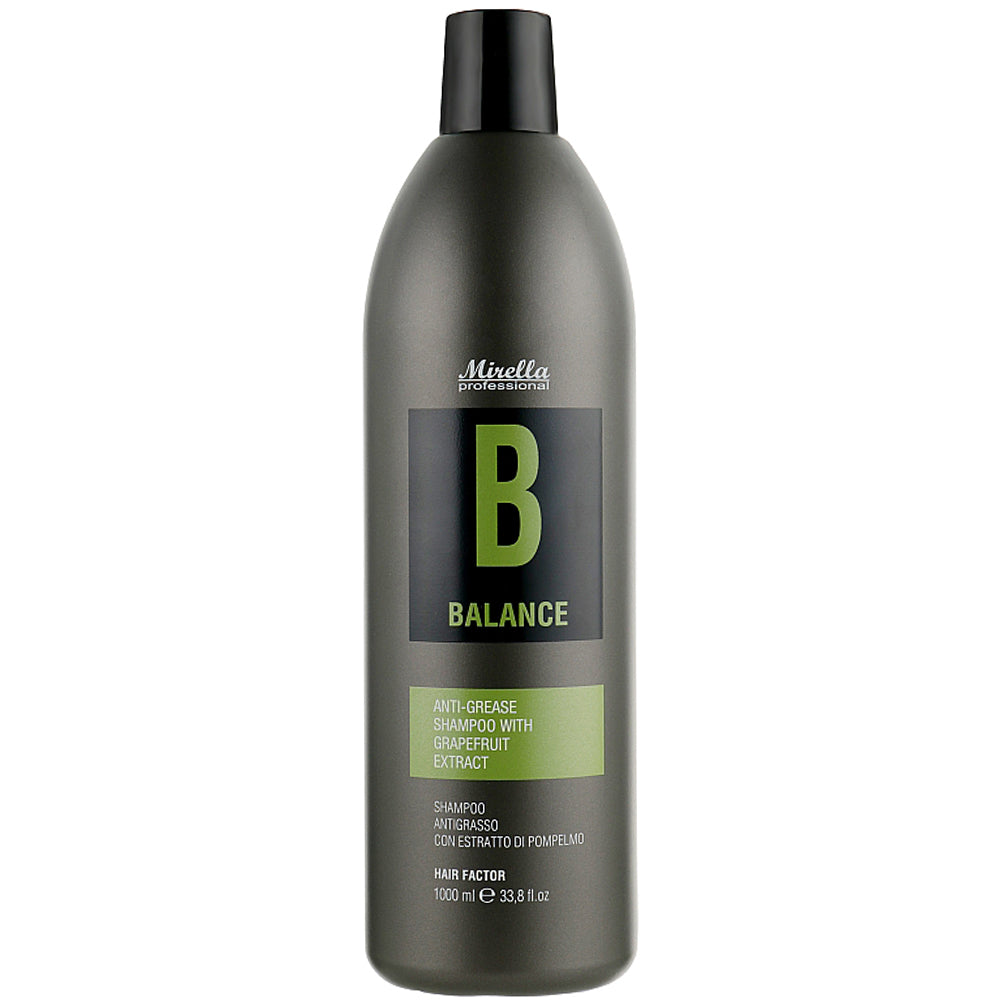 Mirella Professional B Balance Shampoo - Шампунь для волосся, схильного до жирності, з екстрактом грейпфрута