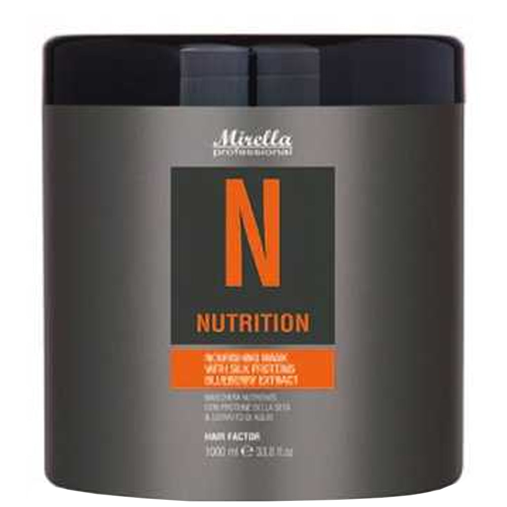 Mirella Professional Basic Salon N Nutrition Mask - Живильна маска з протеїнами шовку та екстрактом часнику