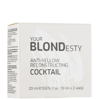 Коктейль-реконструктор для волосся з антижовтим ефектом - Mirella Professional Your Blondesty Anti-Yellow Reconstructing Cocktail