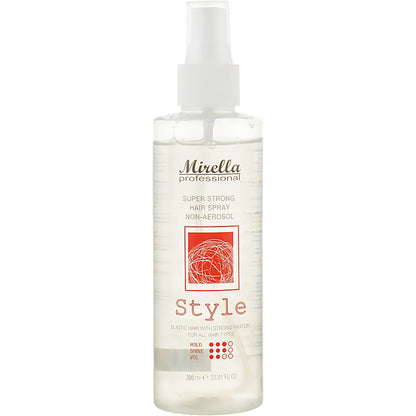 Жидкий лак для укладки волос - Mirella Professional Style Super Strong Hair Spray