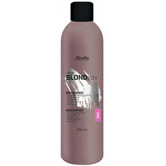 Mirella Professional Your Blondesty Pink Shampoo - Шампунь для волосся з Q10 та керамідами