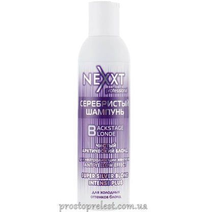 Nexxt Professional Backstage Blond Silver Shampoo - Сріблястий шампунь Чистий арктичний блонд