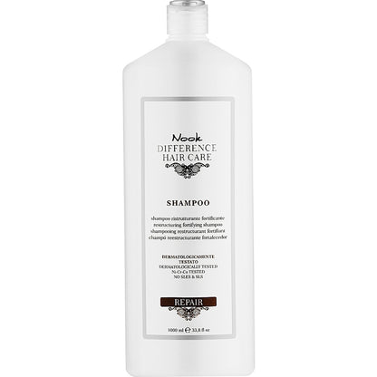 Шампунь реструктуруючий - Nook Difference Hair Care Repair Shampoo 1000 мл
