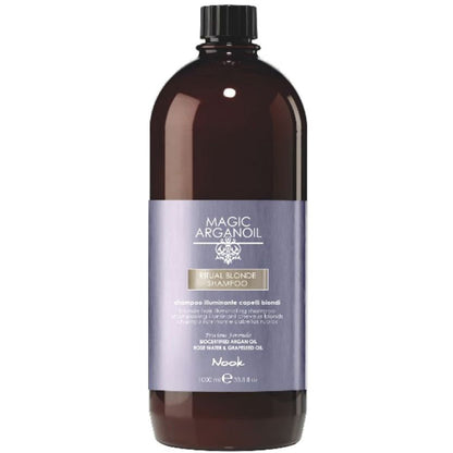 Шампунь для сяйва світлого волосся - Nook Magic Arganoil Ritual Blonde 1000 мл