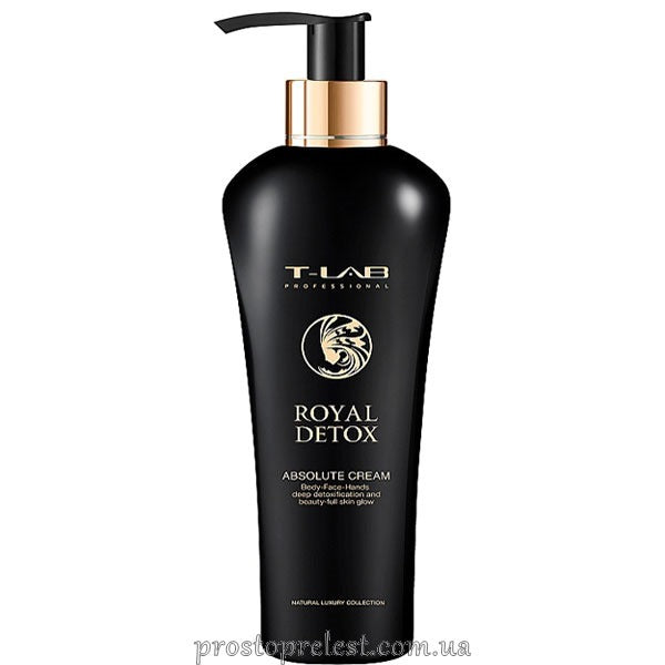 T-Lab Professional Royal Detox Absolute Cream - Крем для детоксикації обличчя, рук та тіла