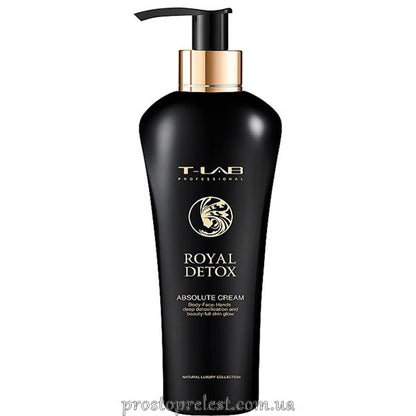 T-Lab Professional Royal Detox Absolute Cream - Крем для детоксикації обличчя, рук та тіла