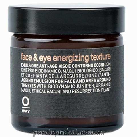 Oway Men Face &amp; Eye Energizing Texture - Антивозрастной крем для лица и глаз