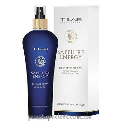 T-Lab Professional Sapphire Energy Bi-Phase Spray - Двофазний спрей для сили волосся і ефекту анті-ейдж