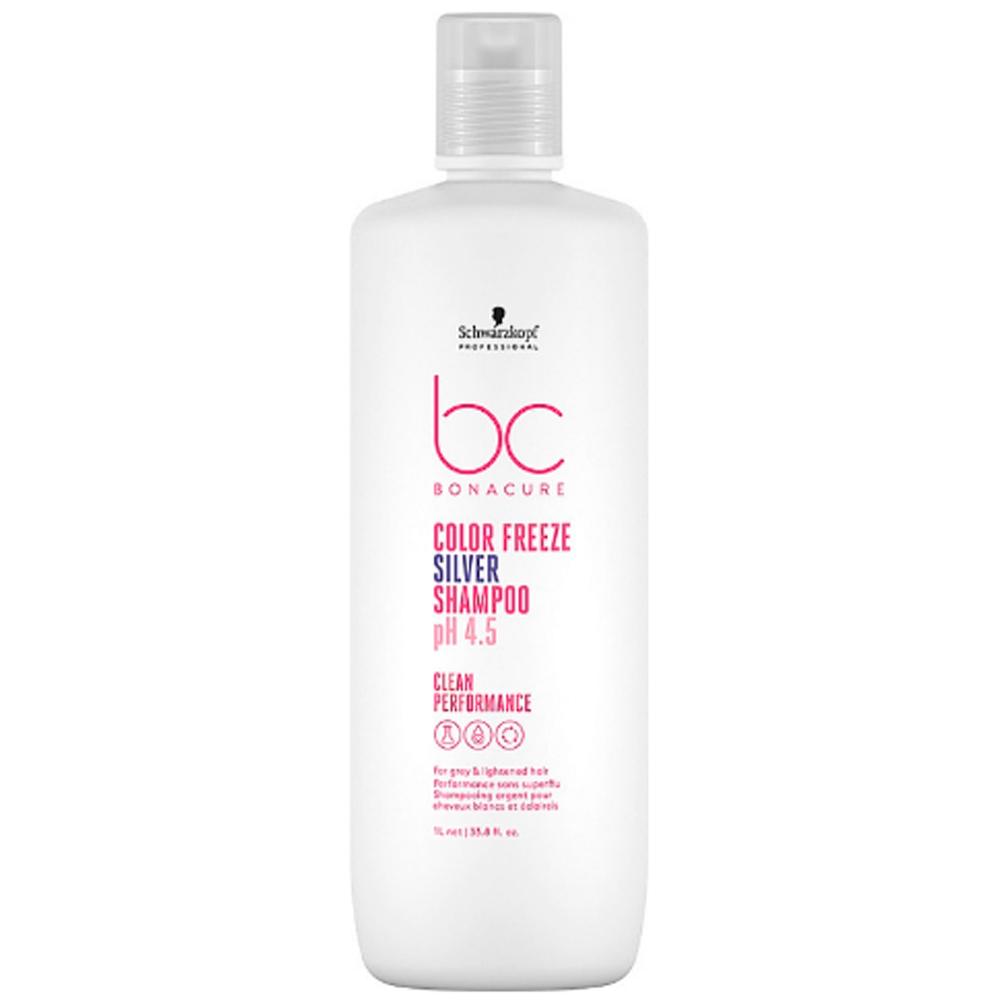 Schwarzkopf BC Сolor Freeze Silver Shampoo - Шампунь для нейтралізації жовтизни волосся