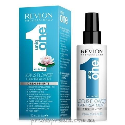 Uniq All In One Hair Treatment Lotus Flower - Маска-спрей для волосся з ароматом лотоса