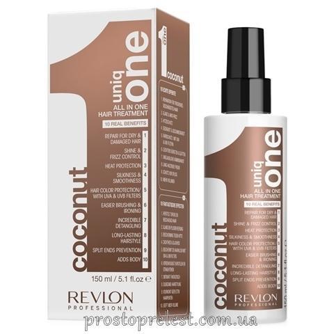 Uniq ONE ALL IN ONE HAIR TREATMENT - Маска-спрей для волосся з ароматом кокоса