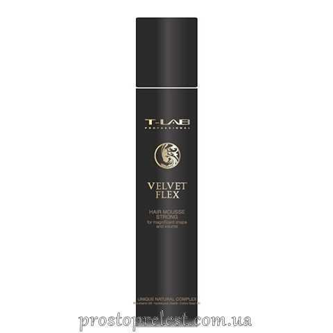 T-Lab Professional Velvet Flex Hair Mousse Strong - Мус для волосся сильної фіксації