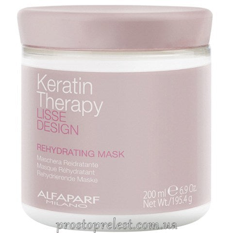 Alfaparf Lisse Design Keratin Therapy Rehydrating Mask - Інтенсивно відновлююча маска для волосся