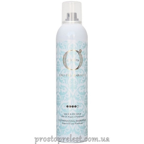 Barex Italiana Olioseta Oro Del Marocco Illuminating Hairspray — Лак-блиск з олією Аргана і пантенолом