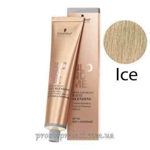 Schwarzkopf Professional BlondMe Bond Enforcing White Blending 60ml - Освітлюючий бондінг-крем для сивого волосся 60мл