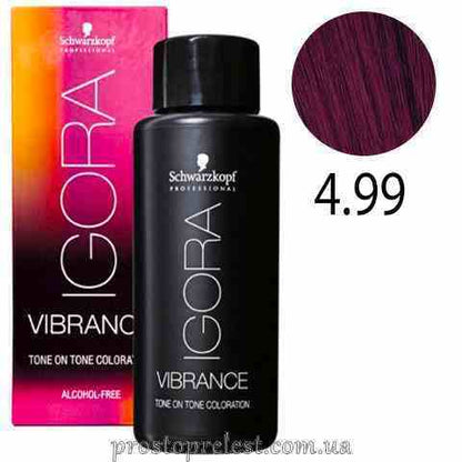 Schwarzkopf Professional Igora Vibrance 60ml - Фарба для волосся без вмісту спирту 60мл