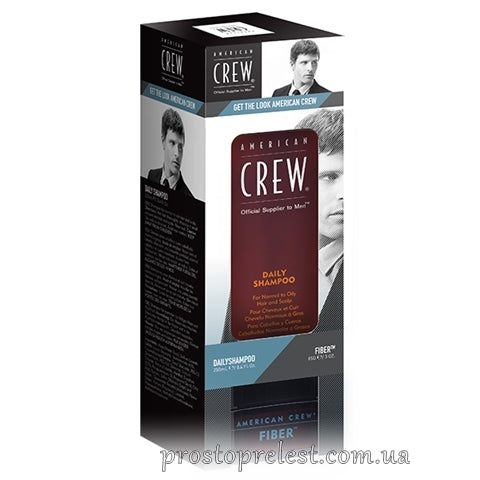 American Crew Get The Look Daily Shampoo + Fiber Duo - Набір