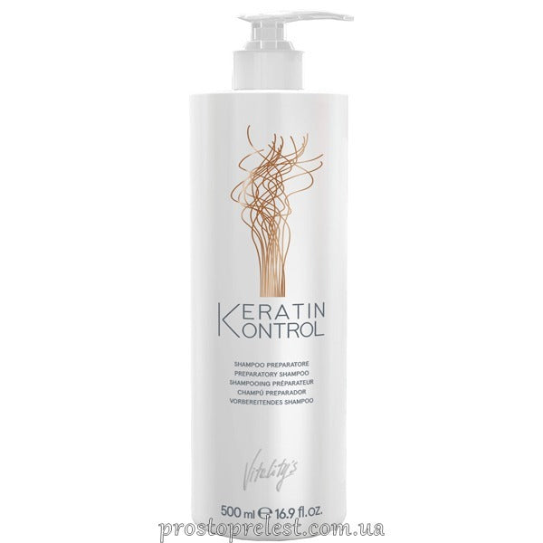 Vitality’s Keratin Kontrol Preparatory Shampoo - Шампунь підготовчий