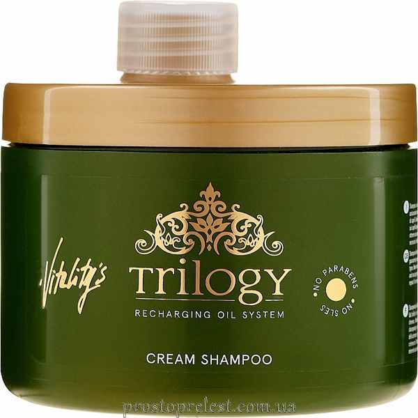 Vitality’s Trilogy Cream Shampoo - Питательный шампунь для волос